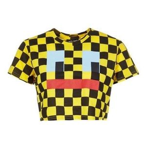 Face Check Crop Top